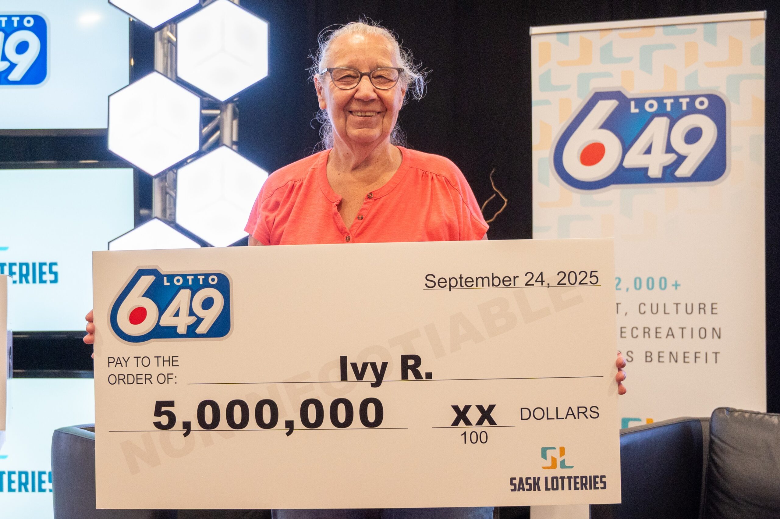 Lottery winner Ivy Read