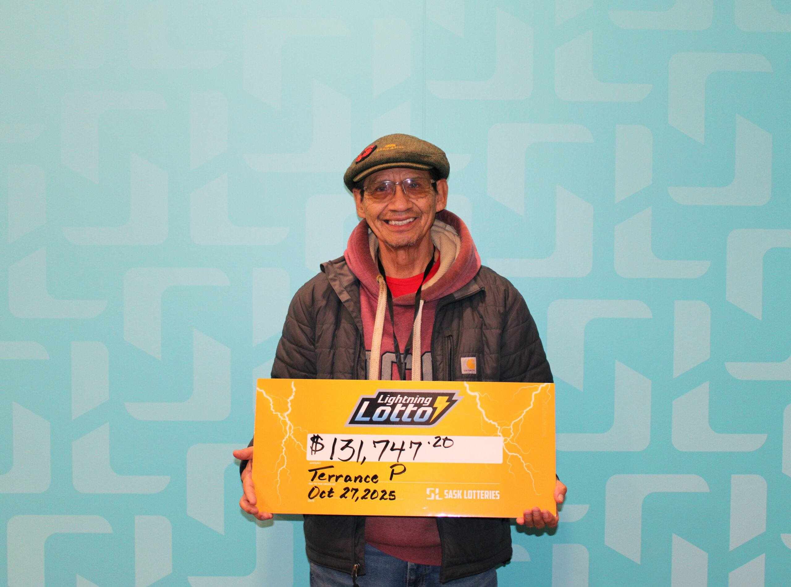 Lottery Winner Terrance Pelltier
