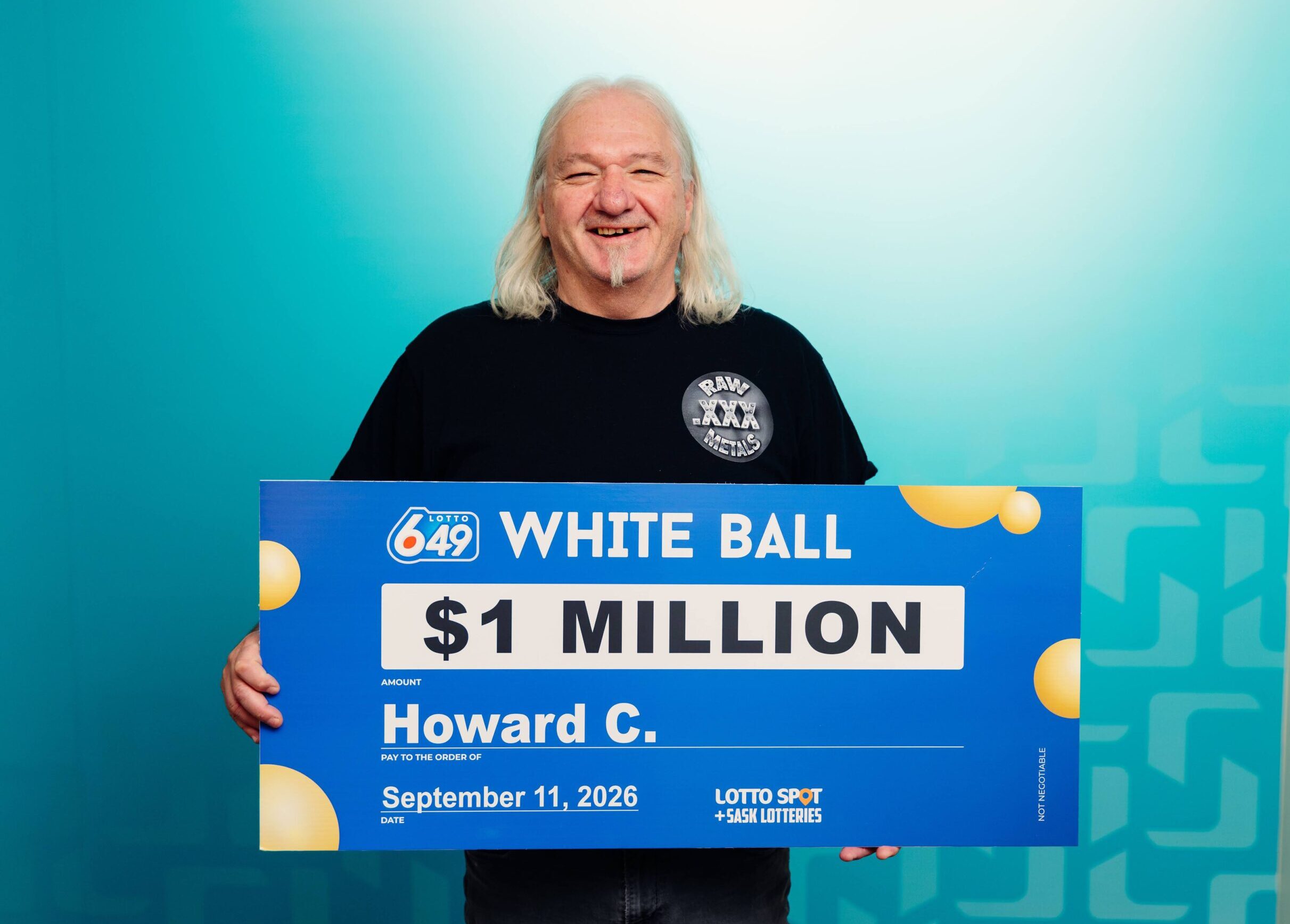 Lottery winner Howard Cormier
